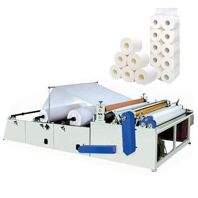 Automatische aufschlitzende Perforiermaschine Rückspulens für Toilettenpapier-Gebührngewebe