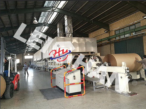 120 - dauerhafte Rolle 800m/Min Kraft Paper Mill Machine runzelte 2100mm