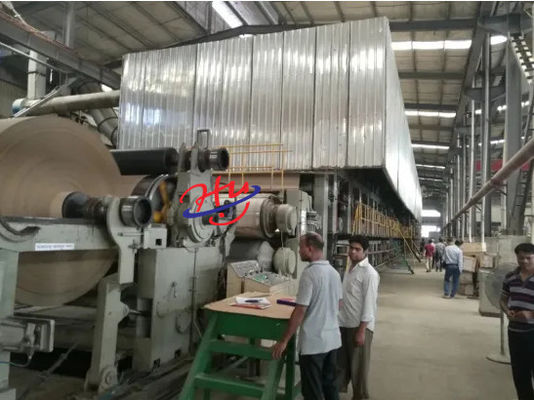 2400mm Pappzwischenlagen-Kraftpapier-Maschinen-riesige Kraftpapier-Rollenfertigungsstraße